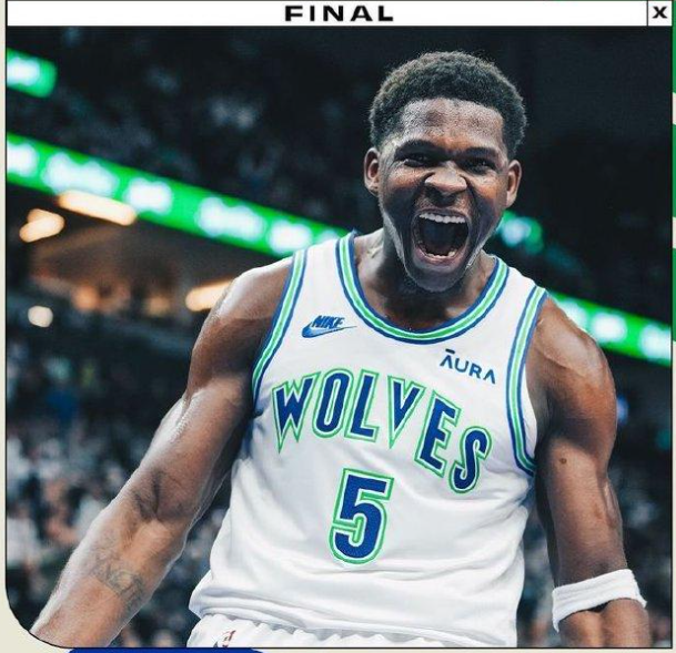 森林狼大胜鹈鹕4连胜 亚历山大43分雷霆克骑士